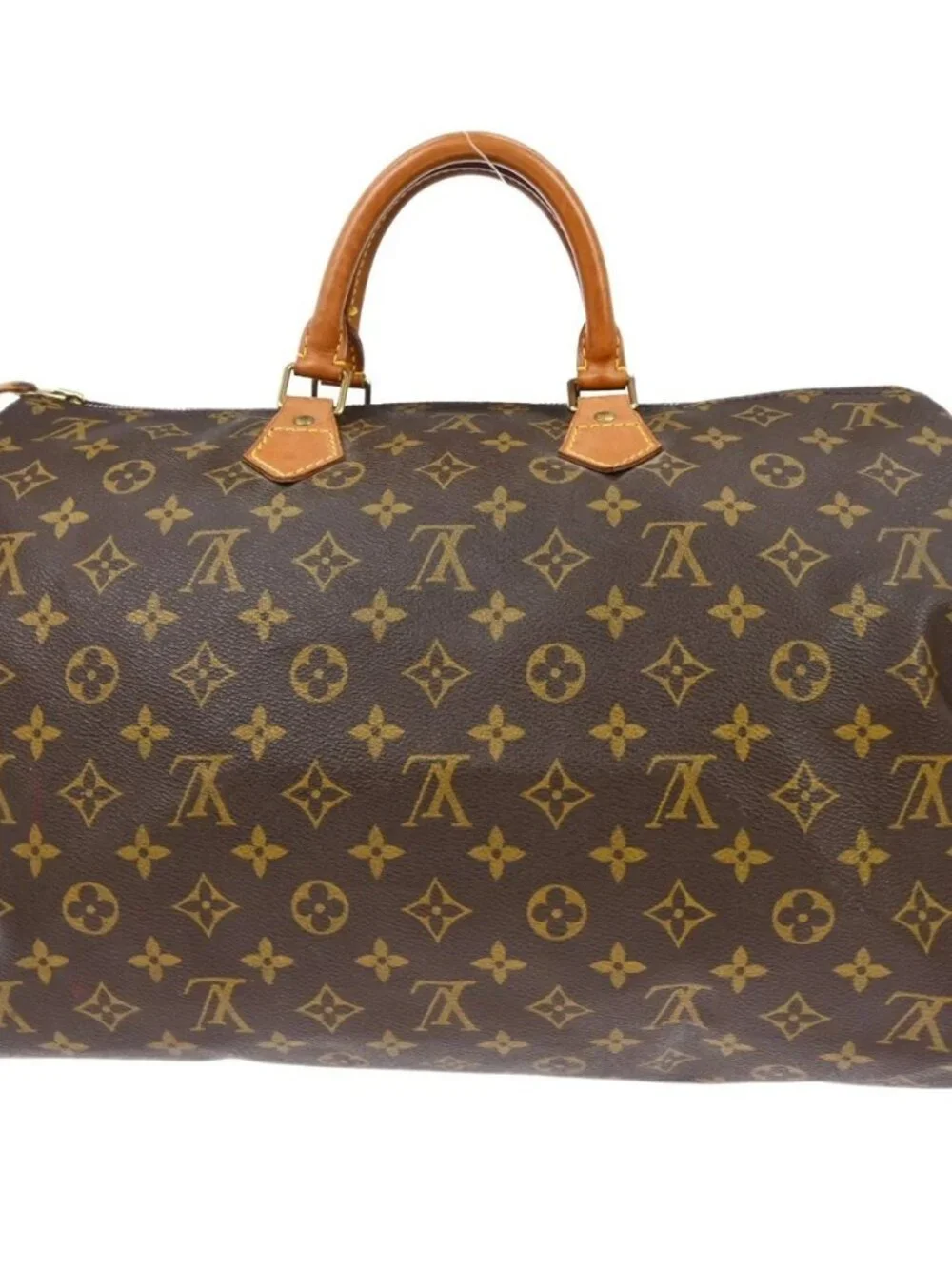Best03 LOUIS VUITTON MONOGRAM SPEEDY 40 DUFFLE HANDBAG